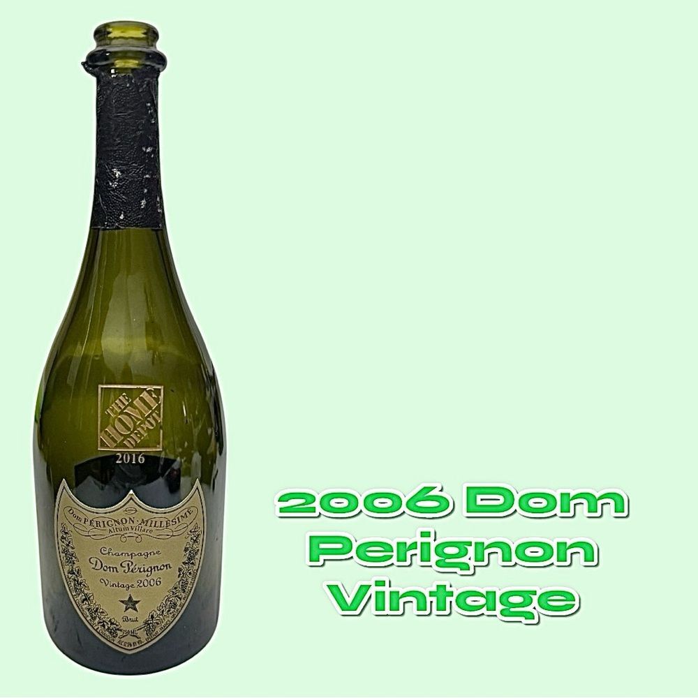 2006 Dom Perignon Empty Bottle & Box – Home Depot Collectible Gift Set